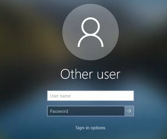 dont display last username on login screen in windows 10