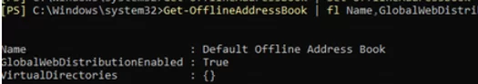 Get-OfflineAddressBook | Set-OfflineAddressBook 