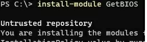 getbios powershell module
