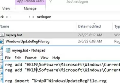 gpo logon batch file with reg add command