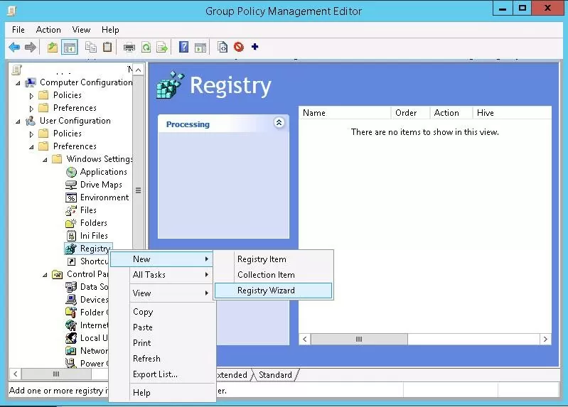 gpp registry wizard