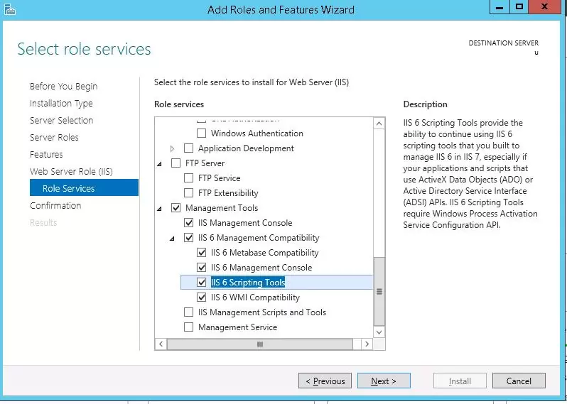 IIS 6 Managment Tools