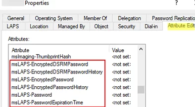 msLAPS-Password attribute