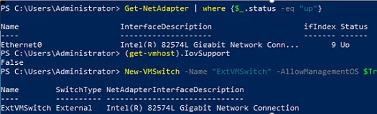 New-VMSwitch - create a Hyper-V Virtual Switch